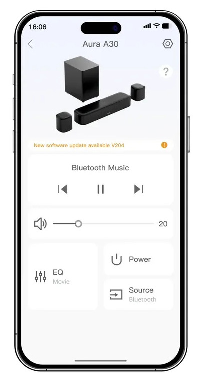 Ultimea Aura A30 5.1CH Virtual Surround Sound Bluetooth Sound Bar